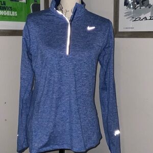 EUC Nike Dri fit Women's Blue Long Sleeve Top size M